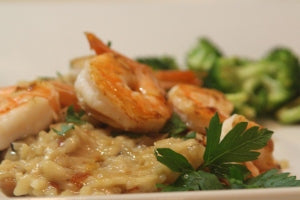 Shrimp and Pancetta Risotto