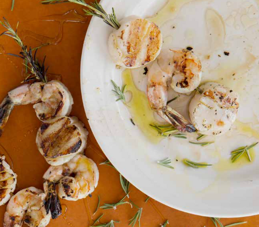 Grilled Shrimp and Scallop Skewers
