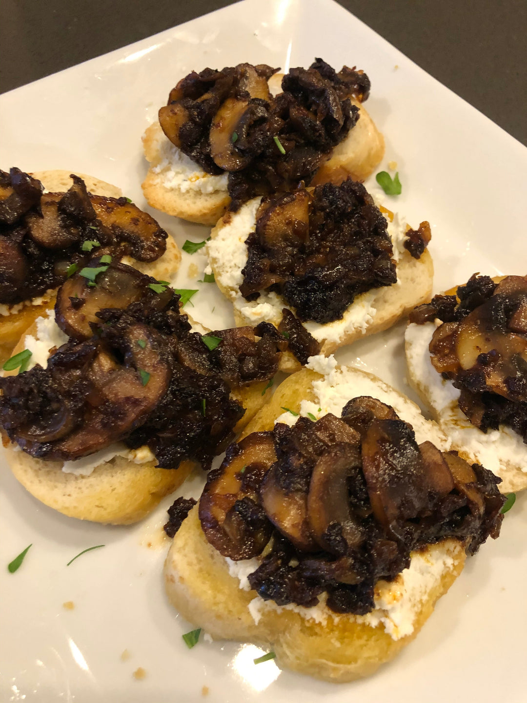 Mushroom Bruschetta