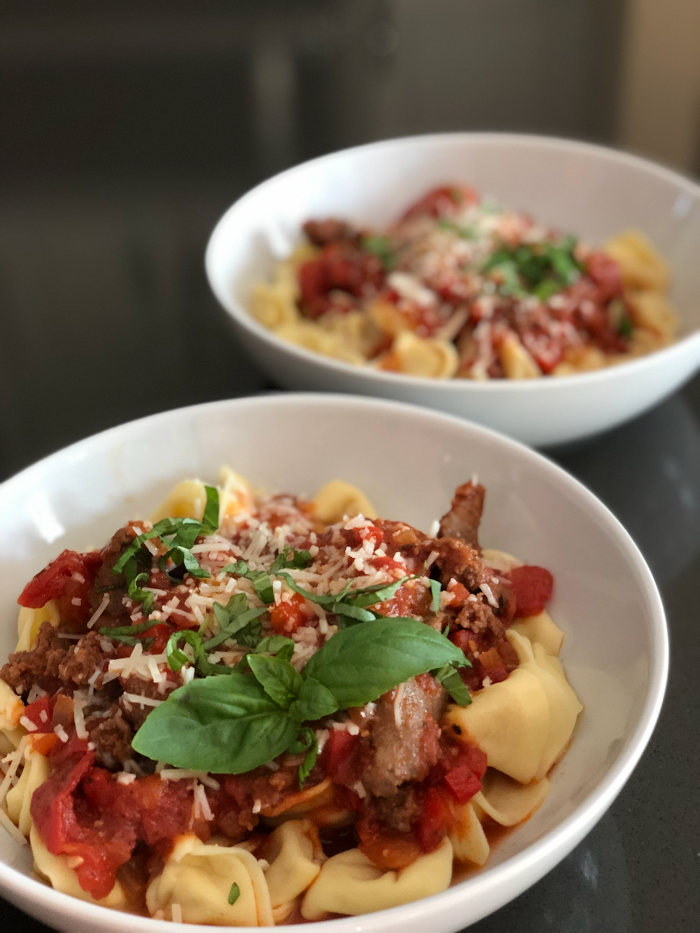 Tortellini With Italian Sausage Marinara