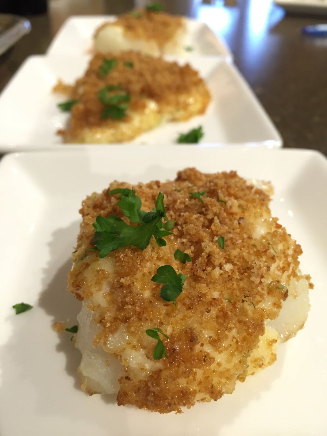 Buttercrumb and Dill Baked Cod