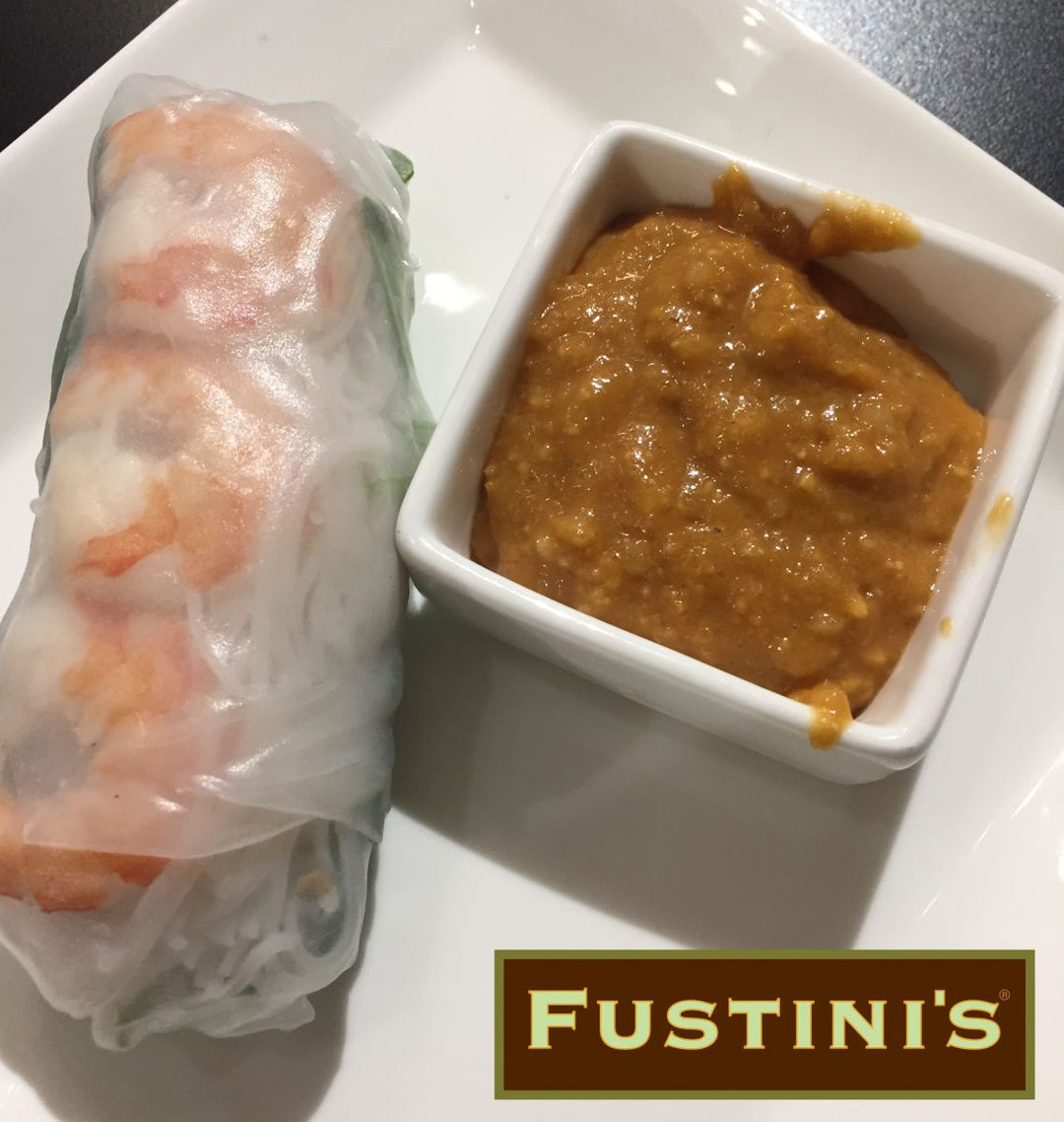 Spring Rolls with Peanut Sauce