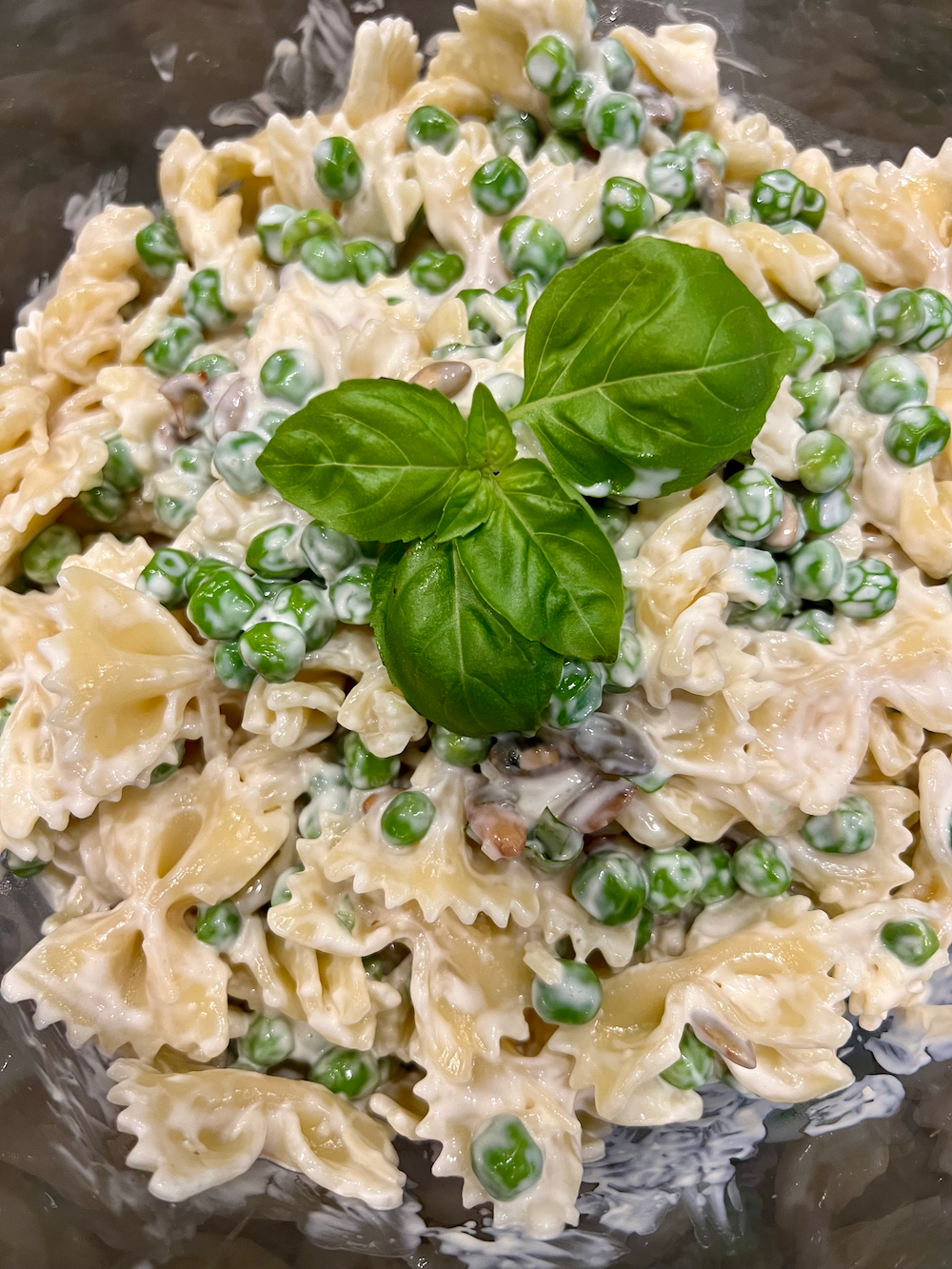 Pasta, Pesto and Peas