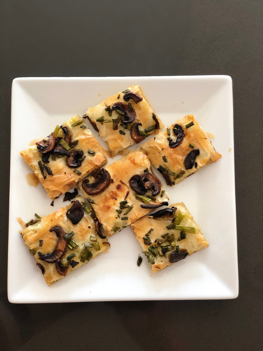 Portobello and Asparagus Baklava