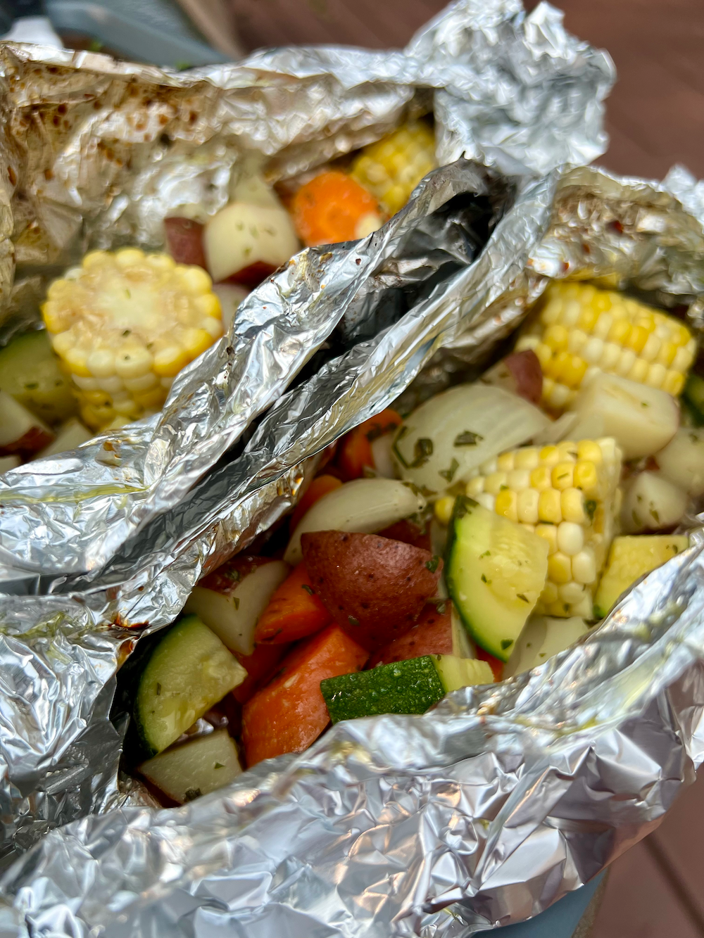 Herbed Vegetable Foil Packets