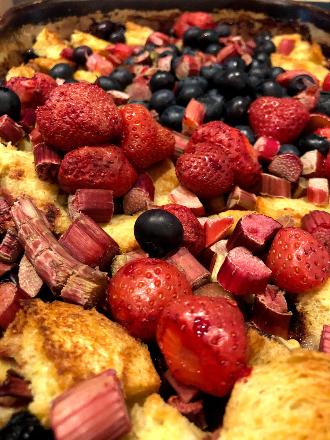 Fruit Bread Pudding