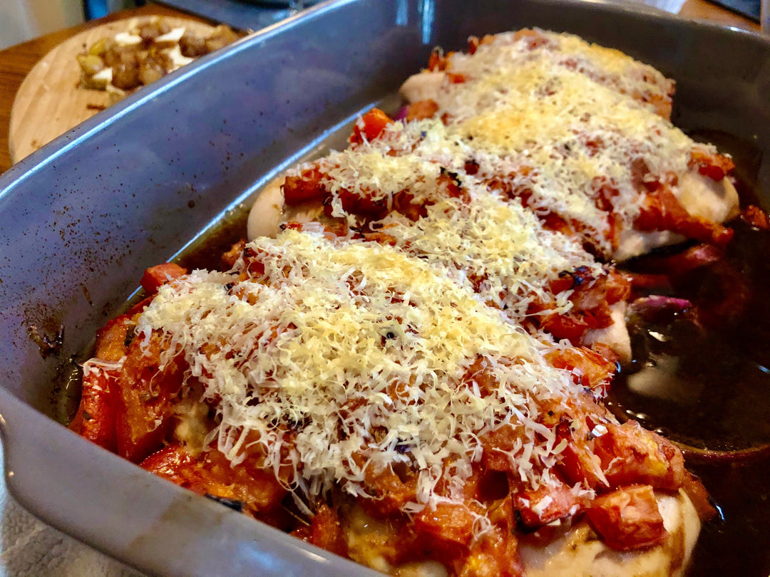 Baked Chicken with Tomatoes