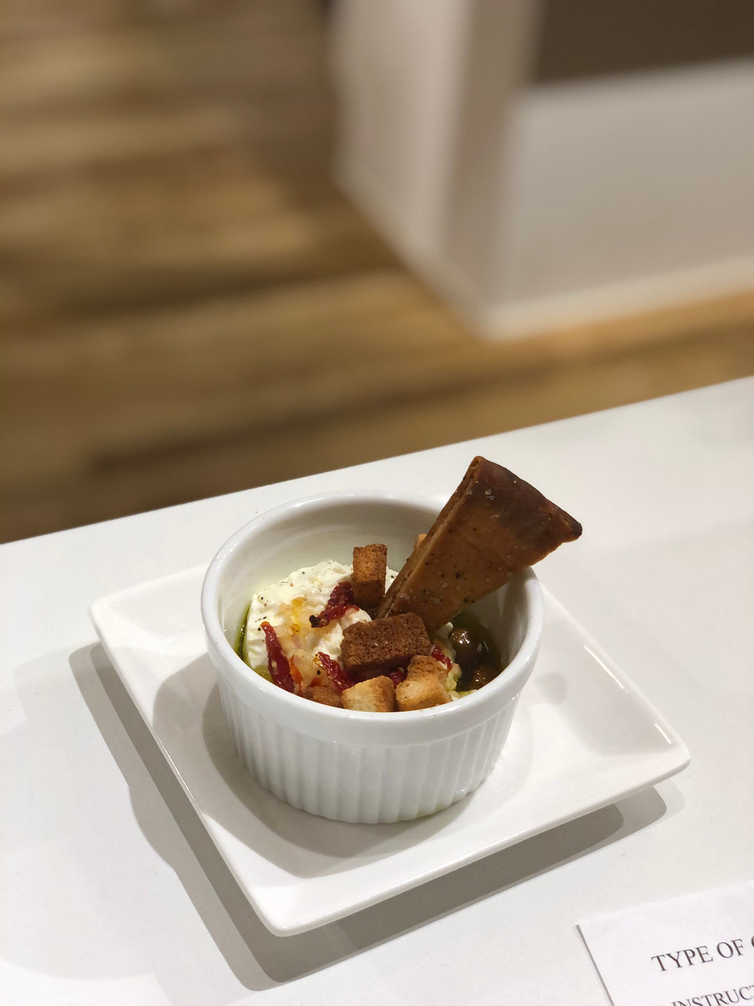 Baked Goat Cheese and Sundried Tomatoes