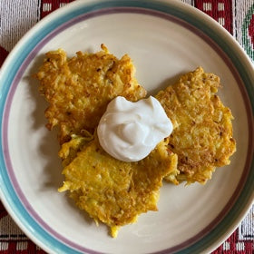 Kohlrabi Pancakes