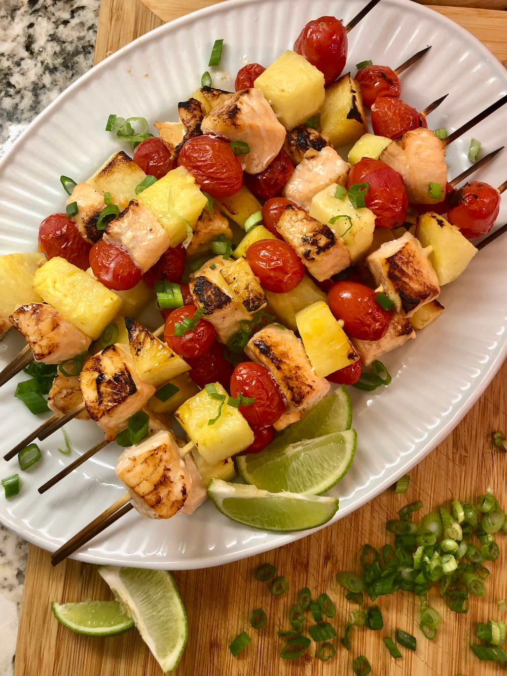 Pineapple Salmon Skewers – Fustini's Oils & Vinegars