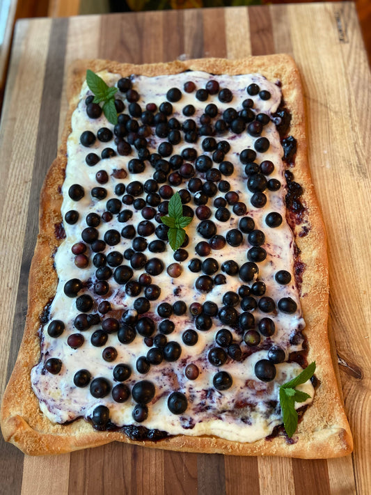 Blueberry Mascarpone Pizza