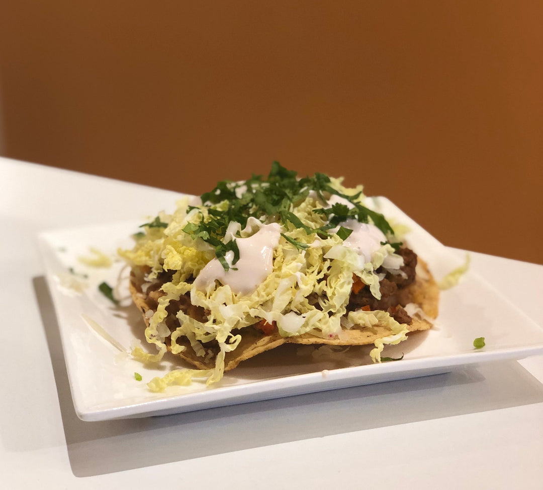 Tostada de Picadillo