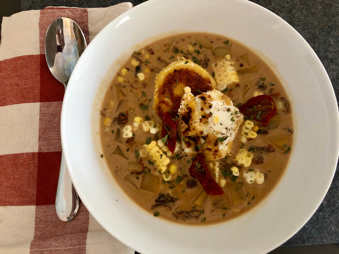 Sundried Tomato Corn Chowder