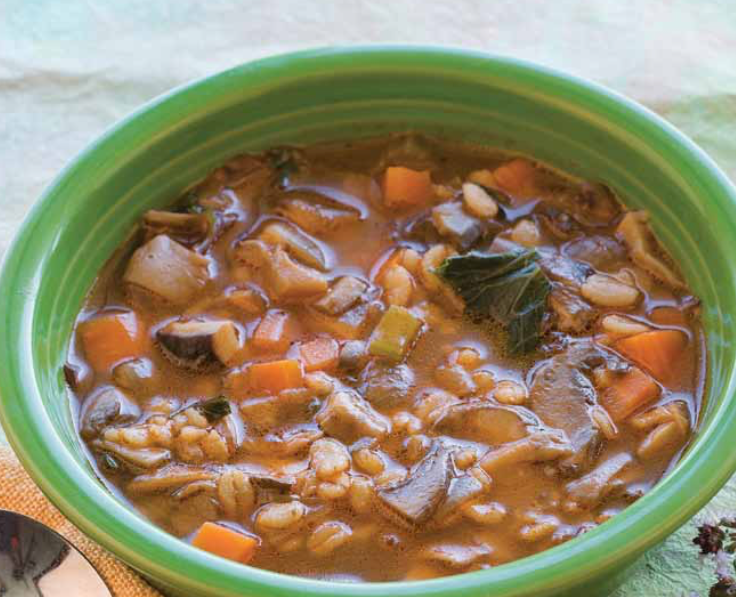Truffled Mushroom Barley Soup