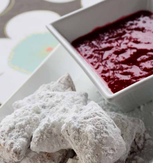 Beignets with Fruit Dipping Sauce