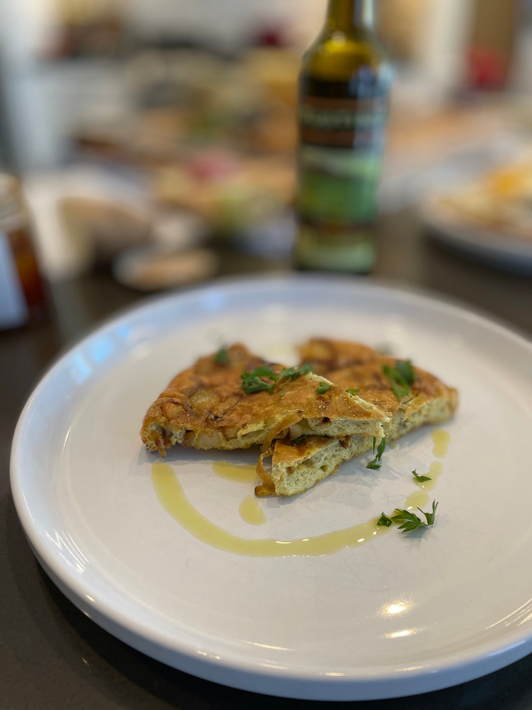 Pesto Spanish Egg Tortilla