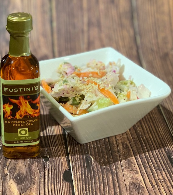 Cayenne and Sesame Seed Coleslaw