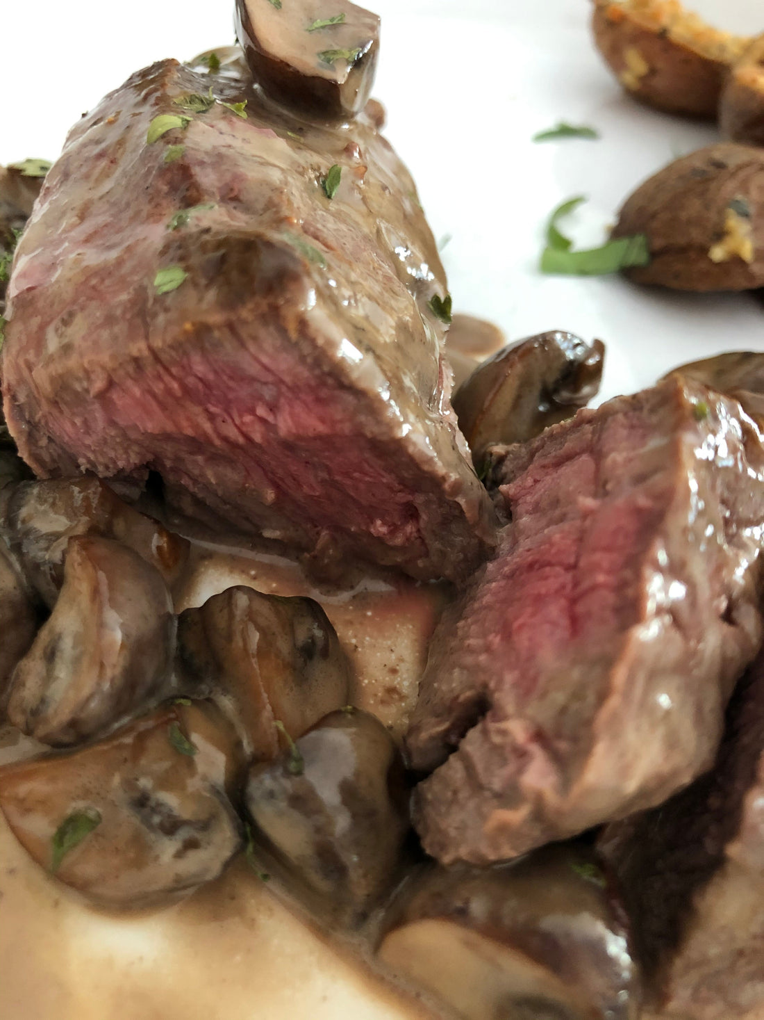 Beef Tenderloin with Morel Cream Sauce Fustini's Oils & Vinegars