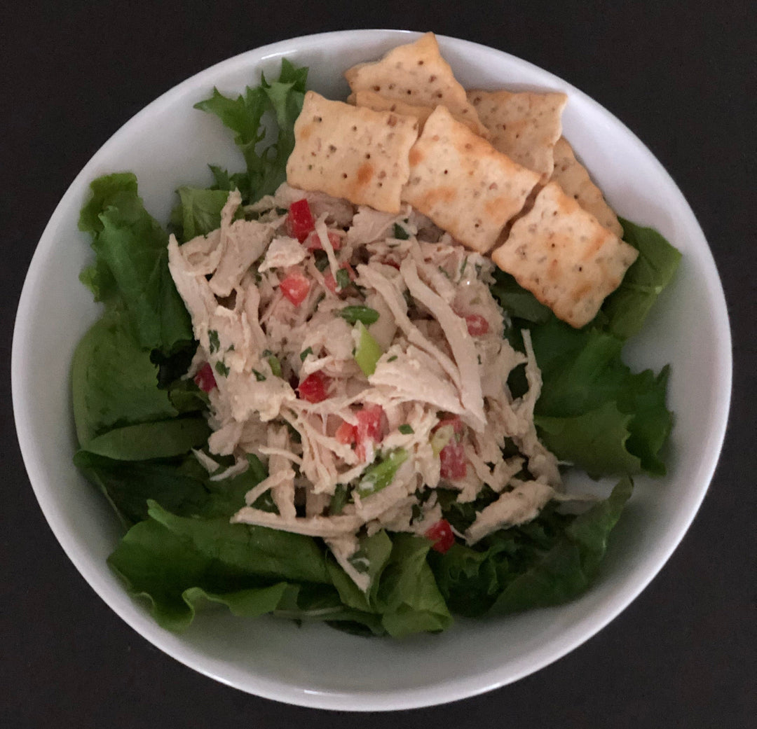 Herb Chicken Salad on Greens