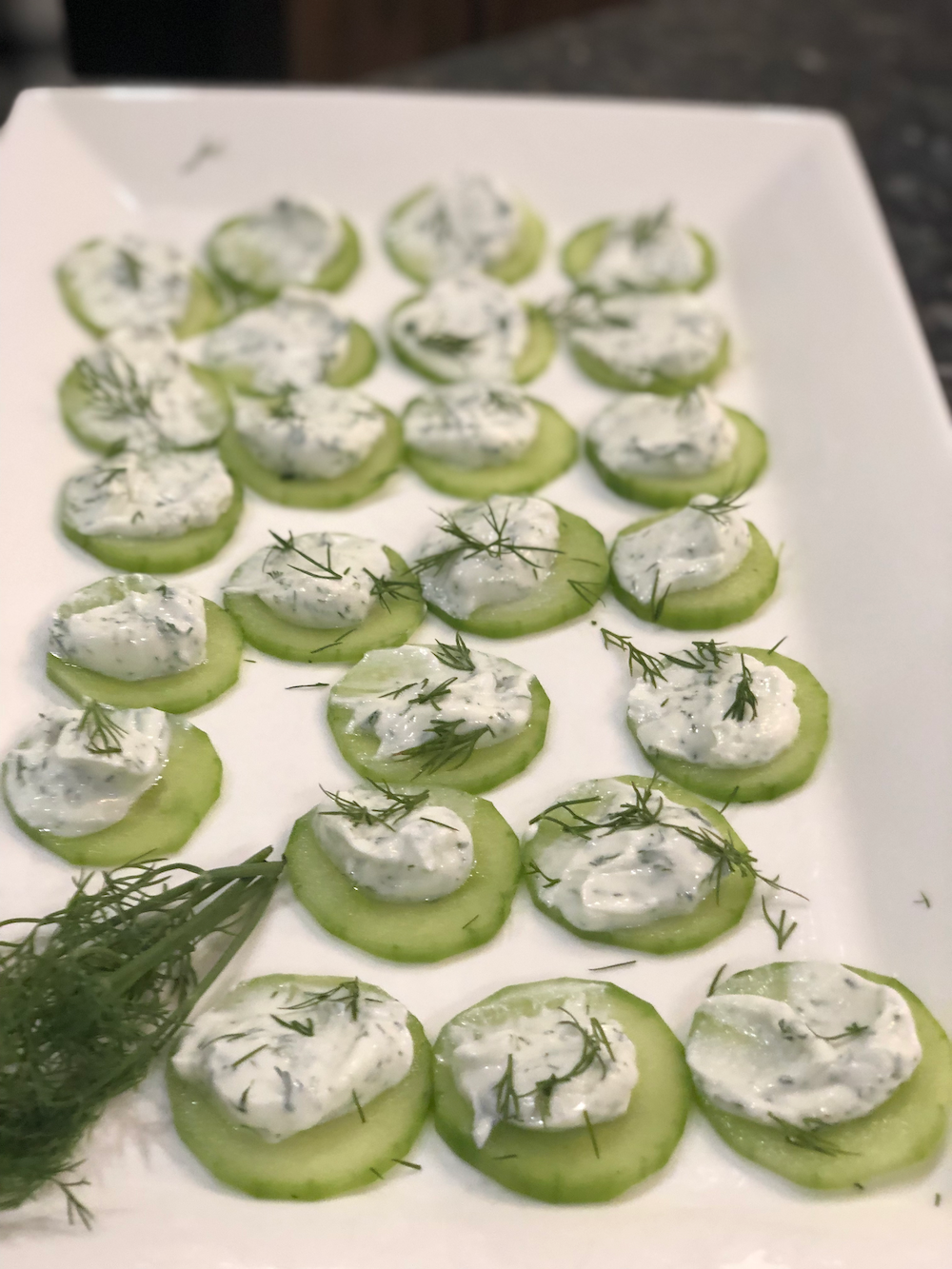 Tzatziki Cucumber Bites
