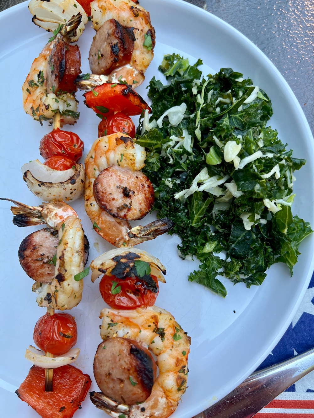 Grilled Cajun Shrimp Kebabs