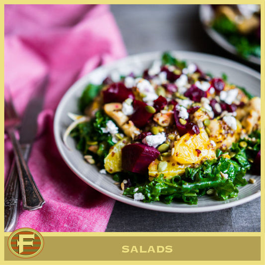 Farro Salad with Basil Vinaigrette