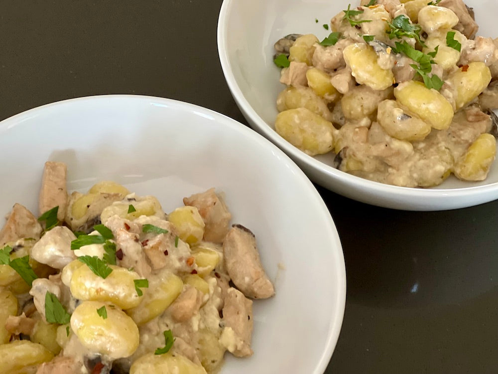Gorgonzola Cream Gnocchi with Chicken