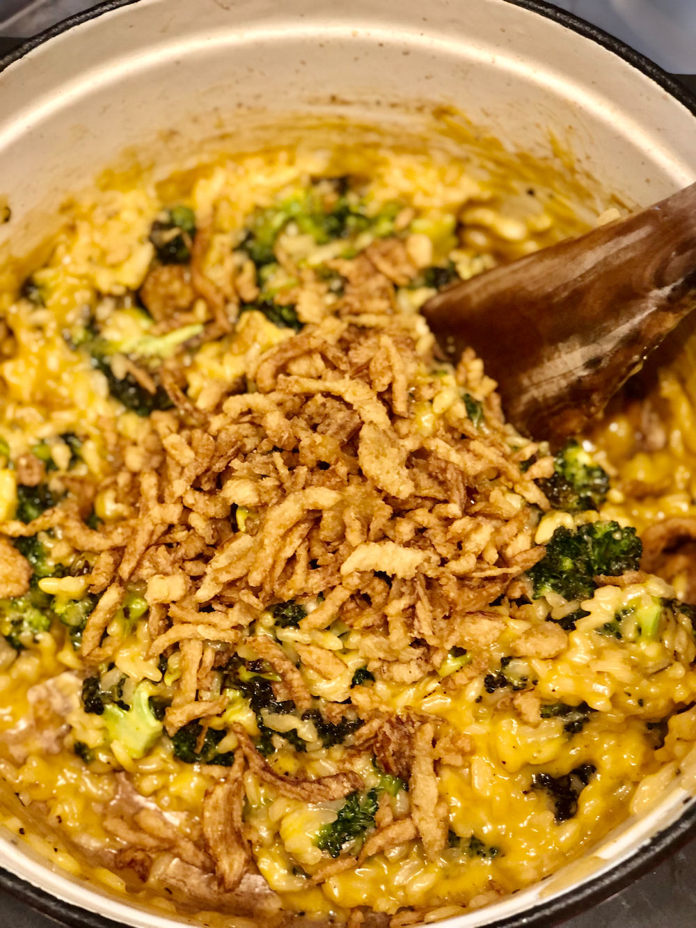 Broccoli Cheddar Risotto