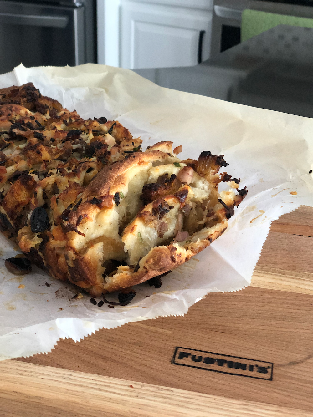 Thanksgiving Leftover Pull-Apart Bread