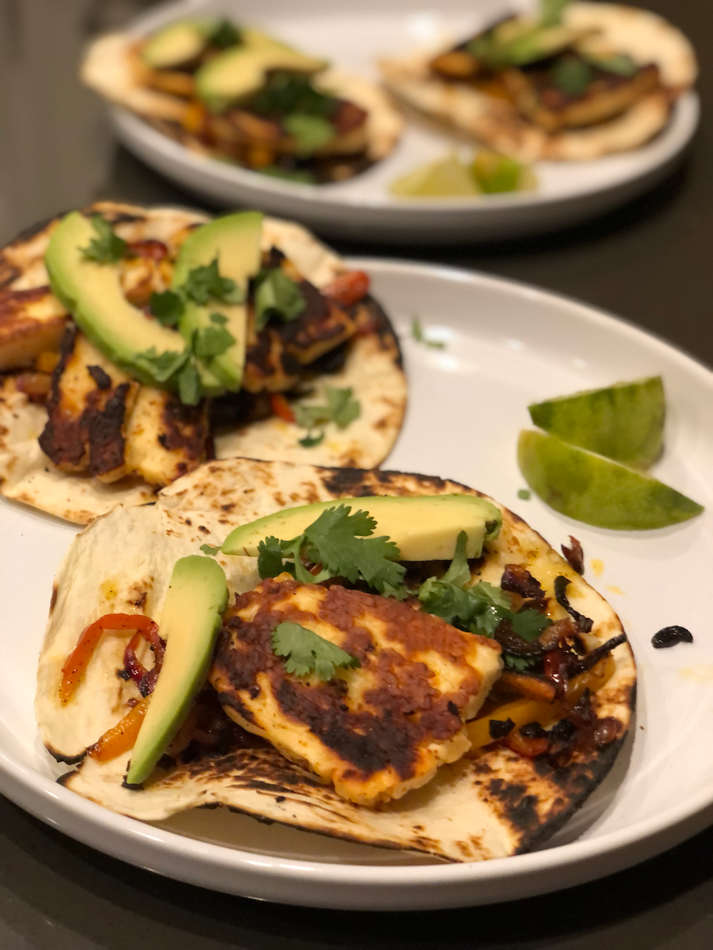 Halloumi Fajitas