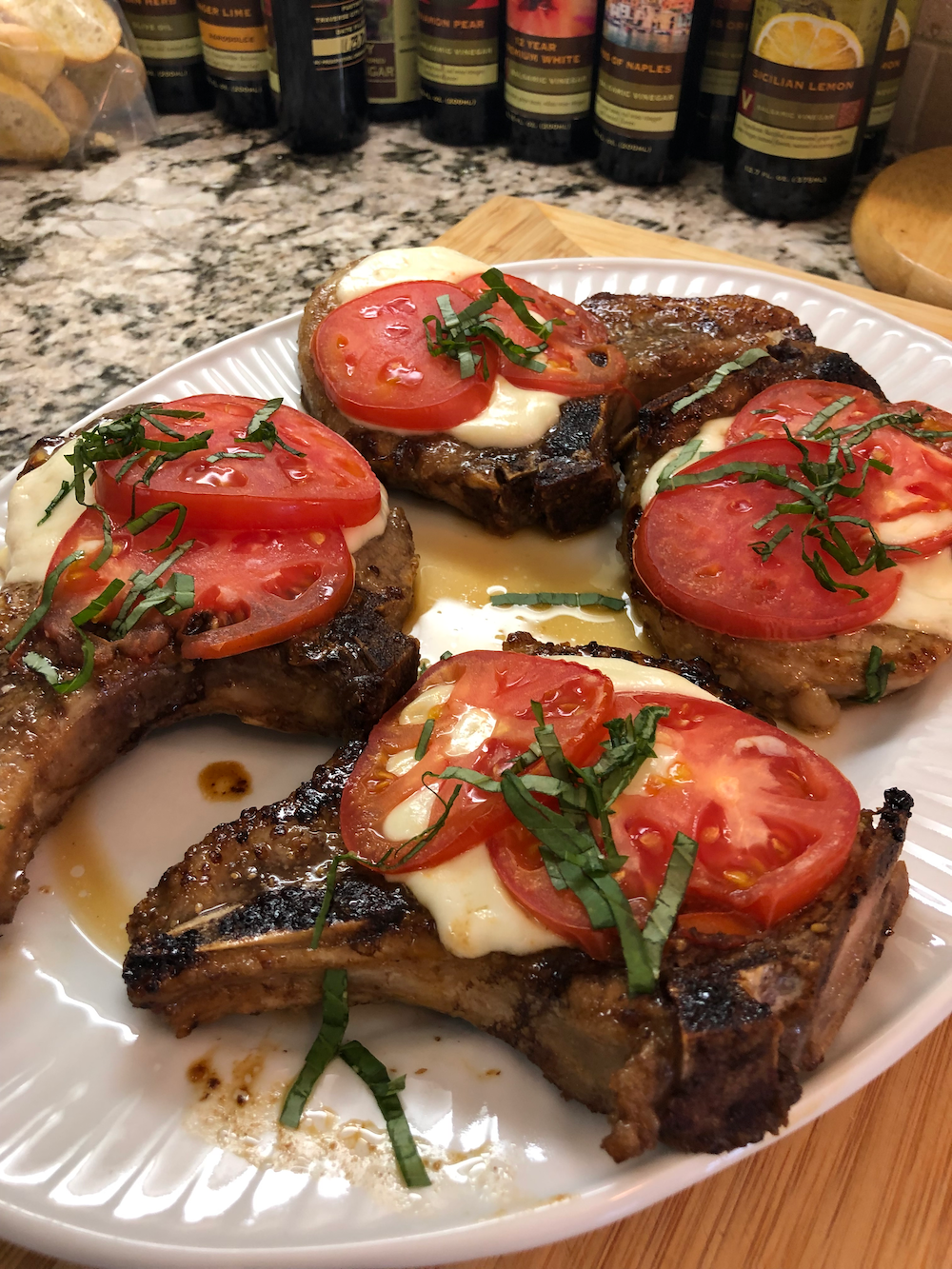 Caprese Pork Chops