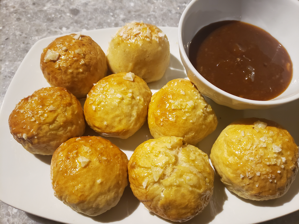 Smoked Sausage Pretzel Bites