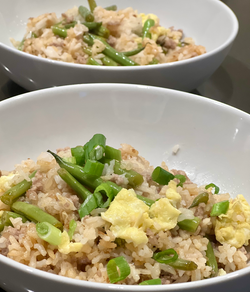 Pork and Green Bean Fried Rice