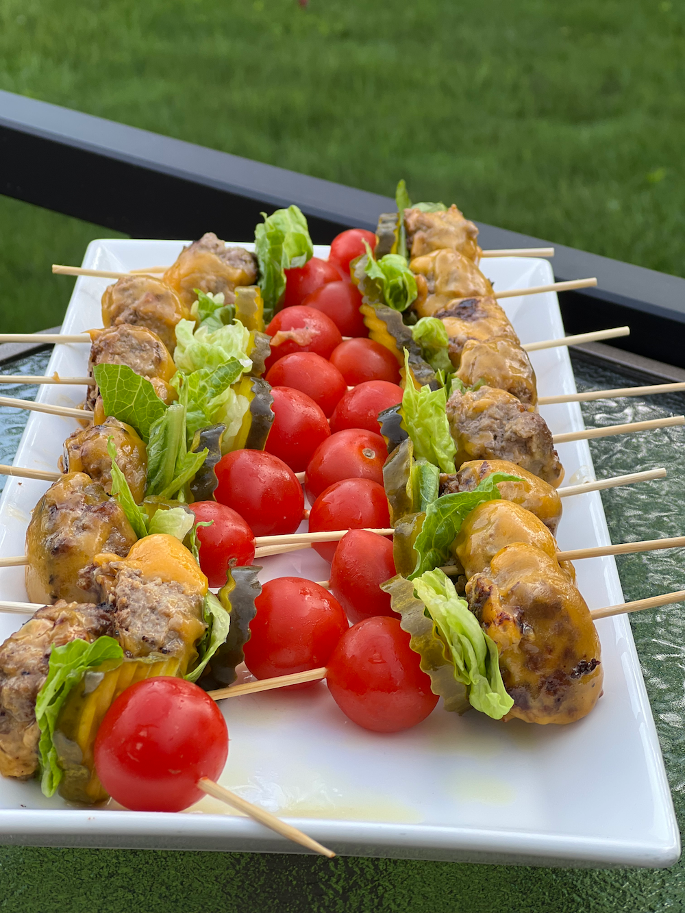 Bunless Burger Bites