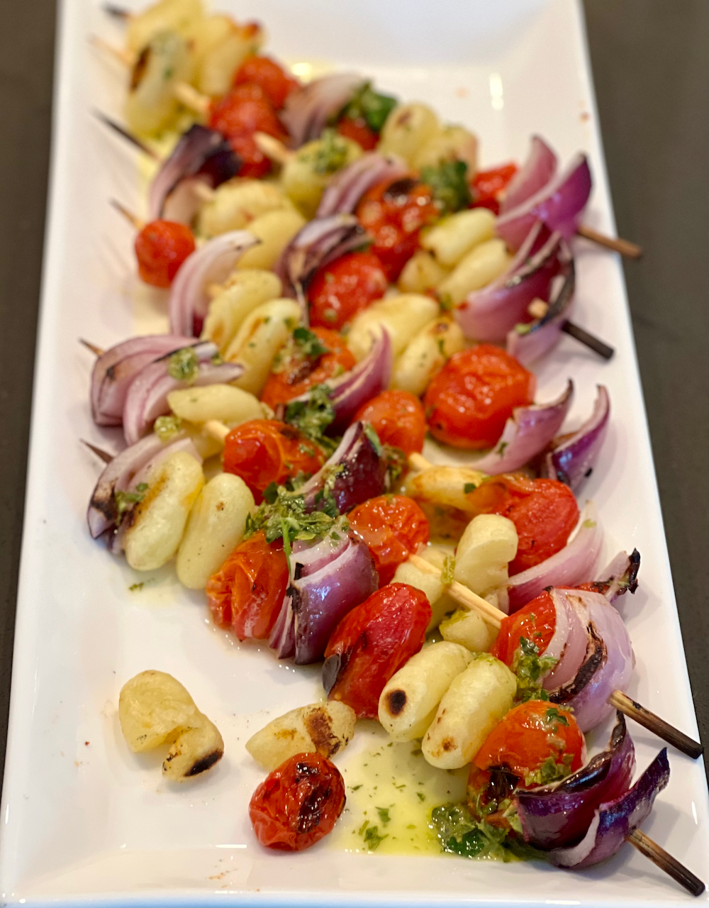 Tomato Gnocchi Kebabs Fustini's Oils & Vinegars