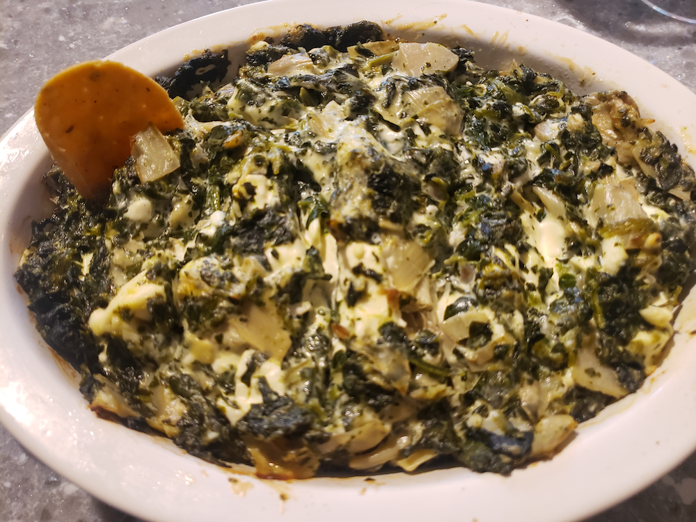 Lemony Spinach Artichoke Dip