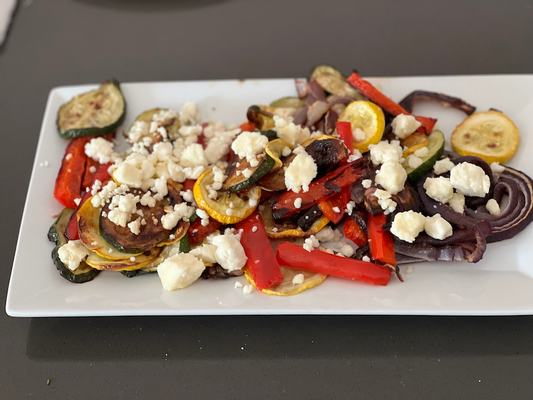 Grilled Vegetables with Queso