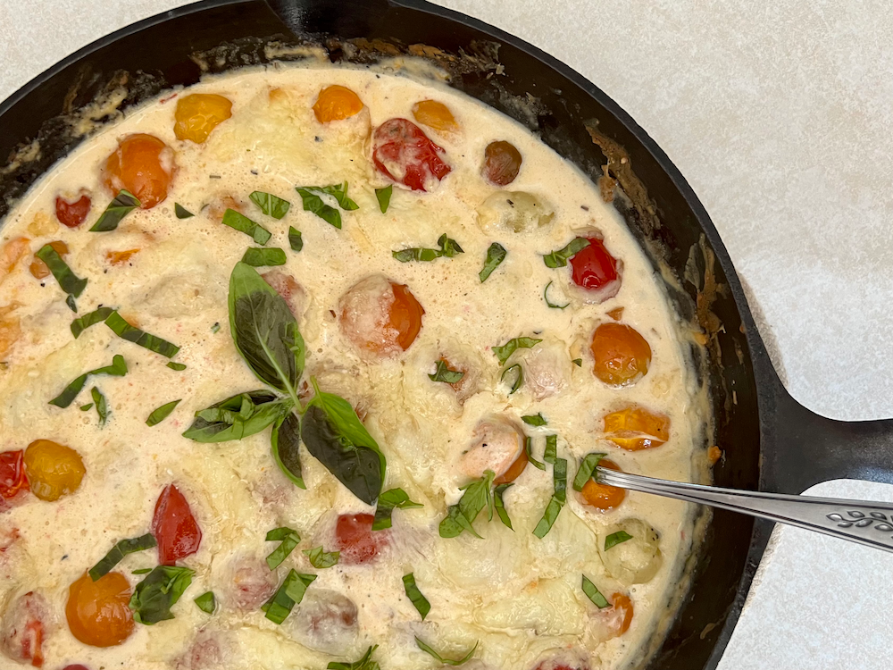 Cheesy Tomato Skillet