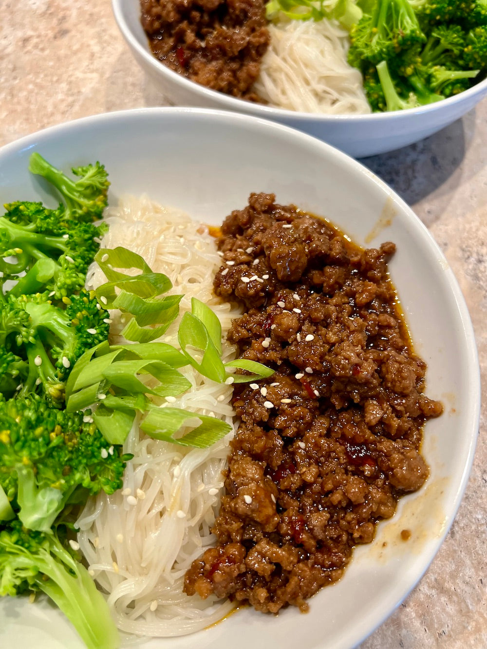 Turkey Broccoli with Rice Noodles