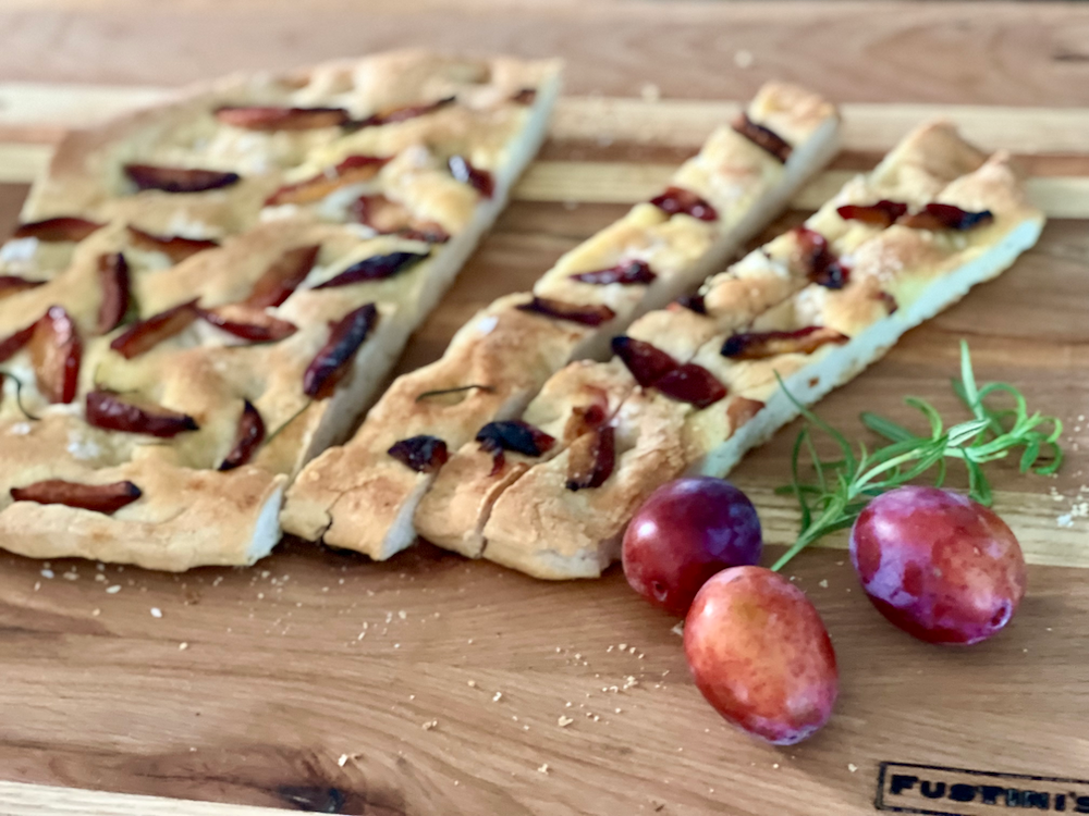 Sweet Plum Focaccia