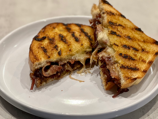 Gouda, Bacon and Caramelized Onion Grilled Cheese
