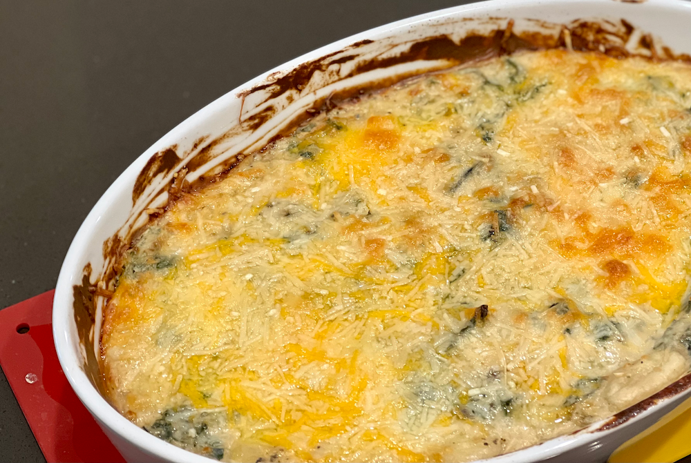 Creamy Kale and Gnocchi Bake