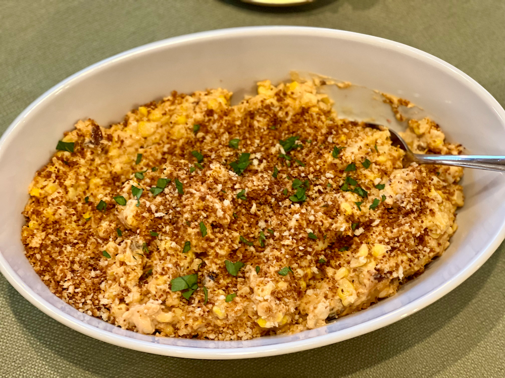 Chipotle Creamed Corn Casserole