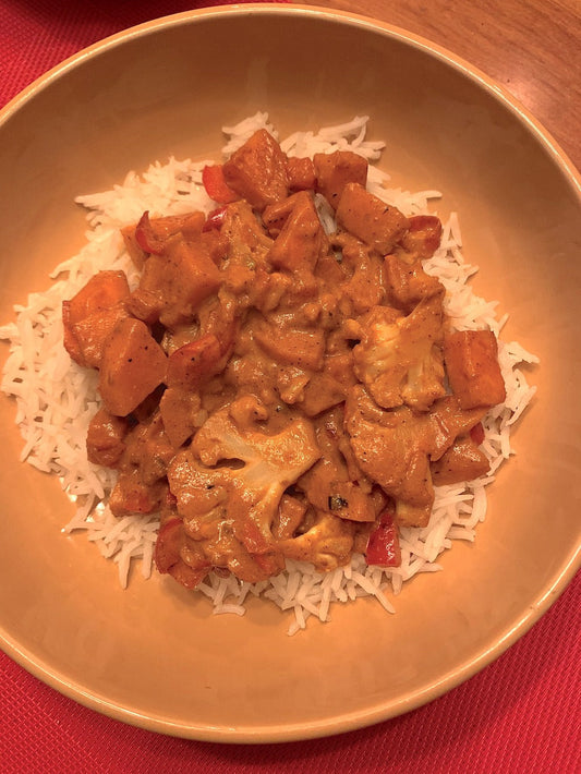 Sweet Potato and Bell Pepper Curry