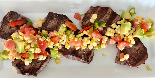 Grilled Steak with Summer Relish