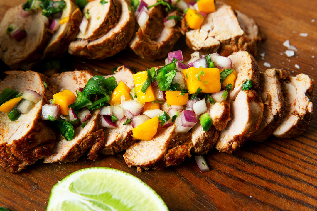 Pork Tenderloin with Mango Relish