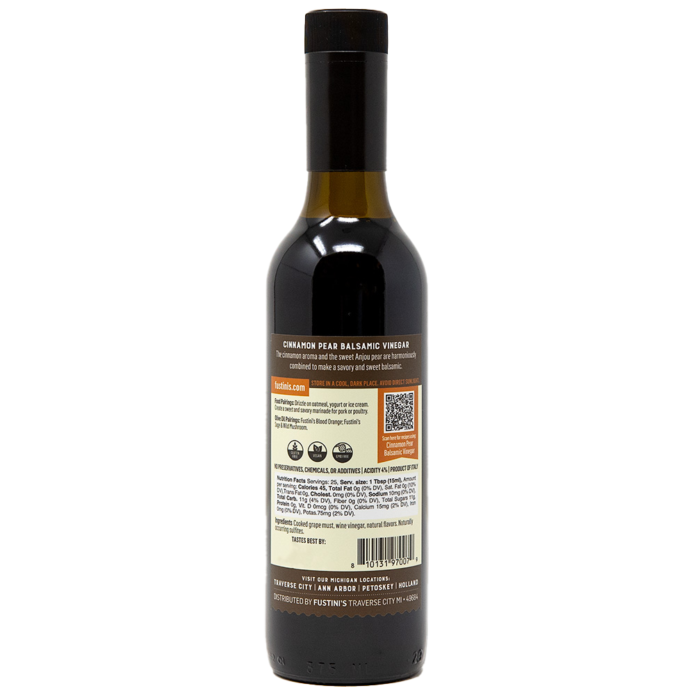 Cinnamon Pear Balsamic Vinegar (Dark)