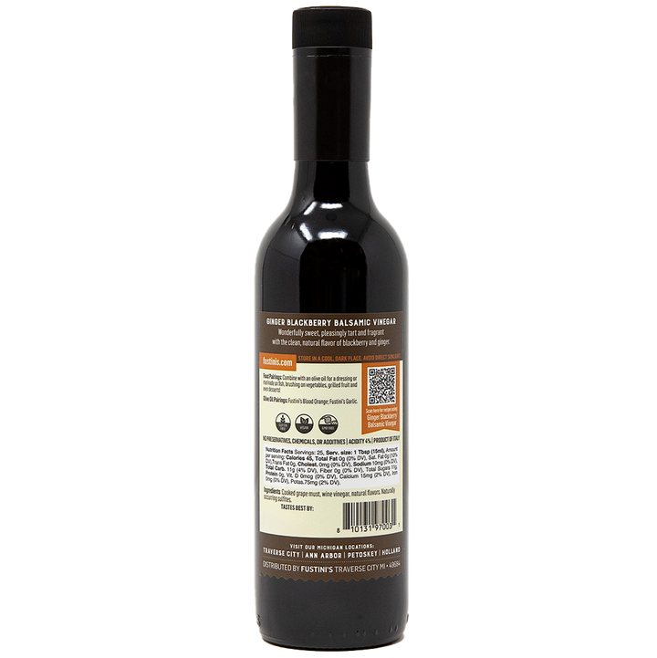 Ginger Blackberry Balsamic Vinegar (Dark)