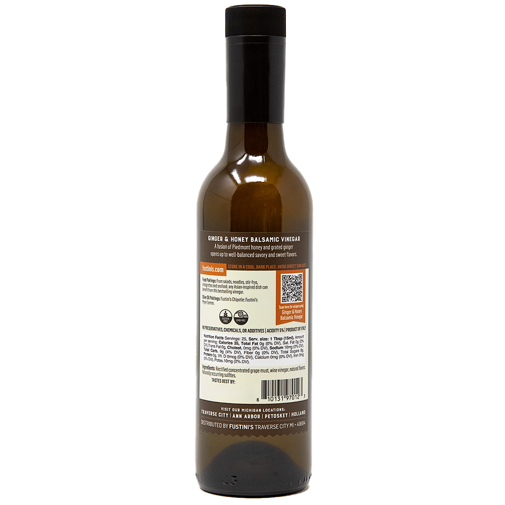 Ginger and Honey Balsamic Vinegar (White)