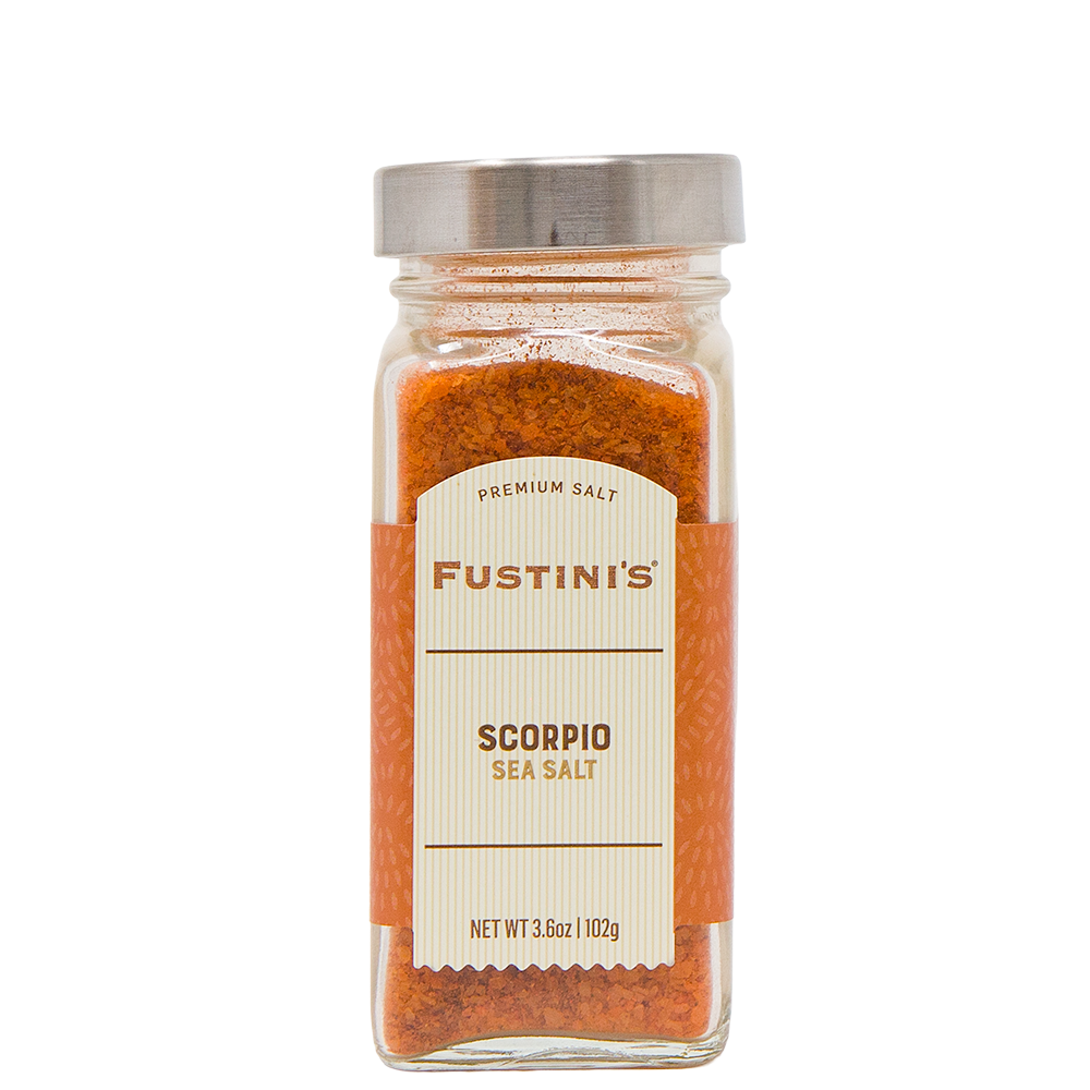 Scorpio Sea Salt | Naga Jolokia Pepper Salt | Fustini's